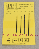 Spiralbohrer Satz Ø 1,2-1,8 mm
