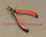 Pointed plier without scoring