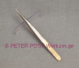 Tweezer bluntly serrated