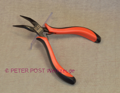 Long nose plier curved 145 mm