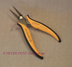 Pliers Tweezers pointed, serrated